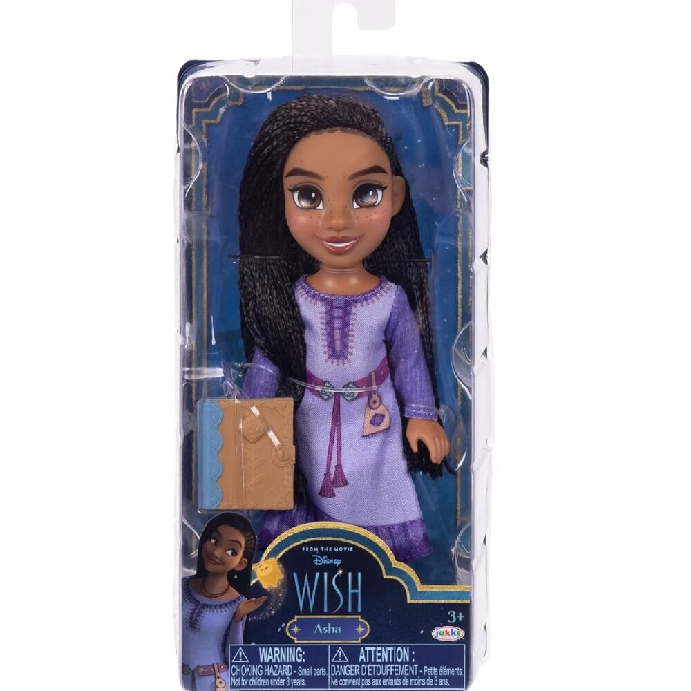 Disney's WISH 6-Inch Asha Petite Doll With Journal Collectible SEALED